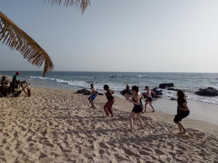 Stage de danse sur la plage de Somone